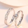 "Love Forever" - Couple's Fashion Ring, Meaningful Gift for Special Occasions, Exuding Love and Commitment - Image 2