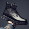 Elevate Your Style with Our Premium Men's Casual Shoes - Black - Image 2