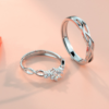 "Love Forever" - Couple's Fashion Ring, Meaningful Gift for Special Occasions, Exuding Love and Commitment - Image 3