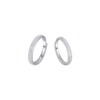 Exquisite Couple's Silver Ring - High-End Finger Ring, Pure Silver Couple's Ring - Image 4