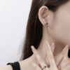 "Irregular Charm: Asymmetrical Star-Shaped Lock Necklace with Minimalist Pendant" - Image 6
