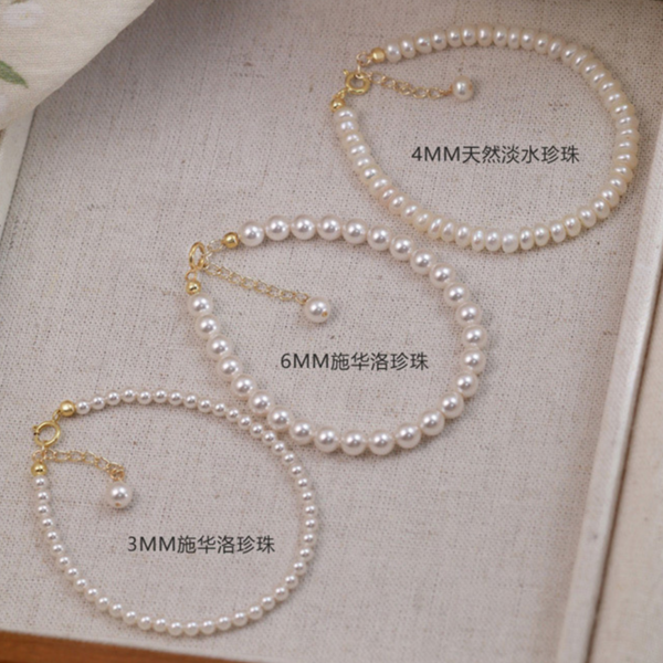 "Pearl Perfection: Simple and Elegant Pearl Bracelet for the Fashionable Woman" - Image 6