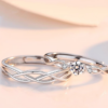 "Love Forever" - Couple's Fashion Ring, Meaningful Gift for Special Occasions, Exuding Love and Commitment - Image 9
