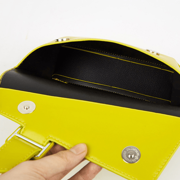 Sunshine Chic: Waterproof Yellow Handbag for the Modern Woman - Image 7