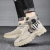 Elevate Your Style with Our Premium Men's Martens Boots - Grey/Khaki - Image 7