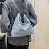 Fashionable Women's Multi-Functional Double Shoulder Single Shoulder Bag - Blue and Sky Blue Universal Style - Image 5