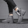 Elevate Your Style with Our Premium Men's Martens Boots - Grey/Khaki - Image 10