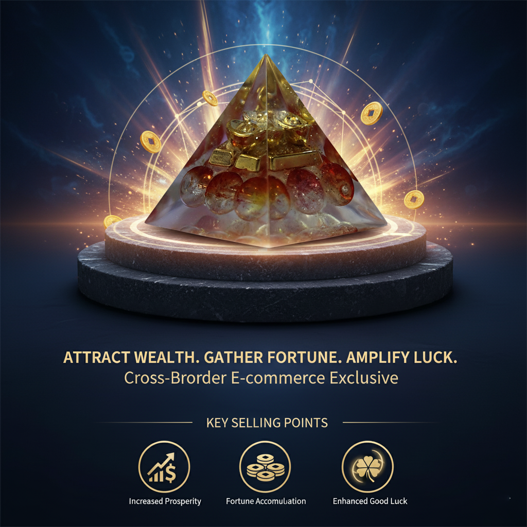 Wealth Keeper crystal pyramid - Pyramid Light Safeguarding Prosperity