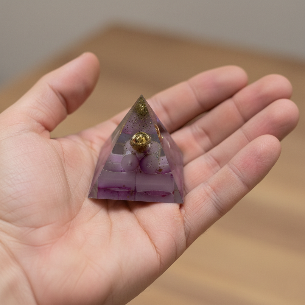 Wealth Keeper - wealth protection crystal tool Wealth Keeper crystal pyramid - Pyramid Light Safeguarding Prosperity