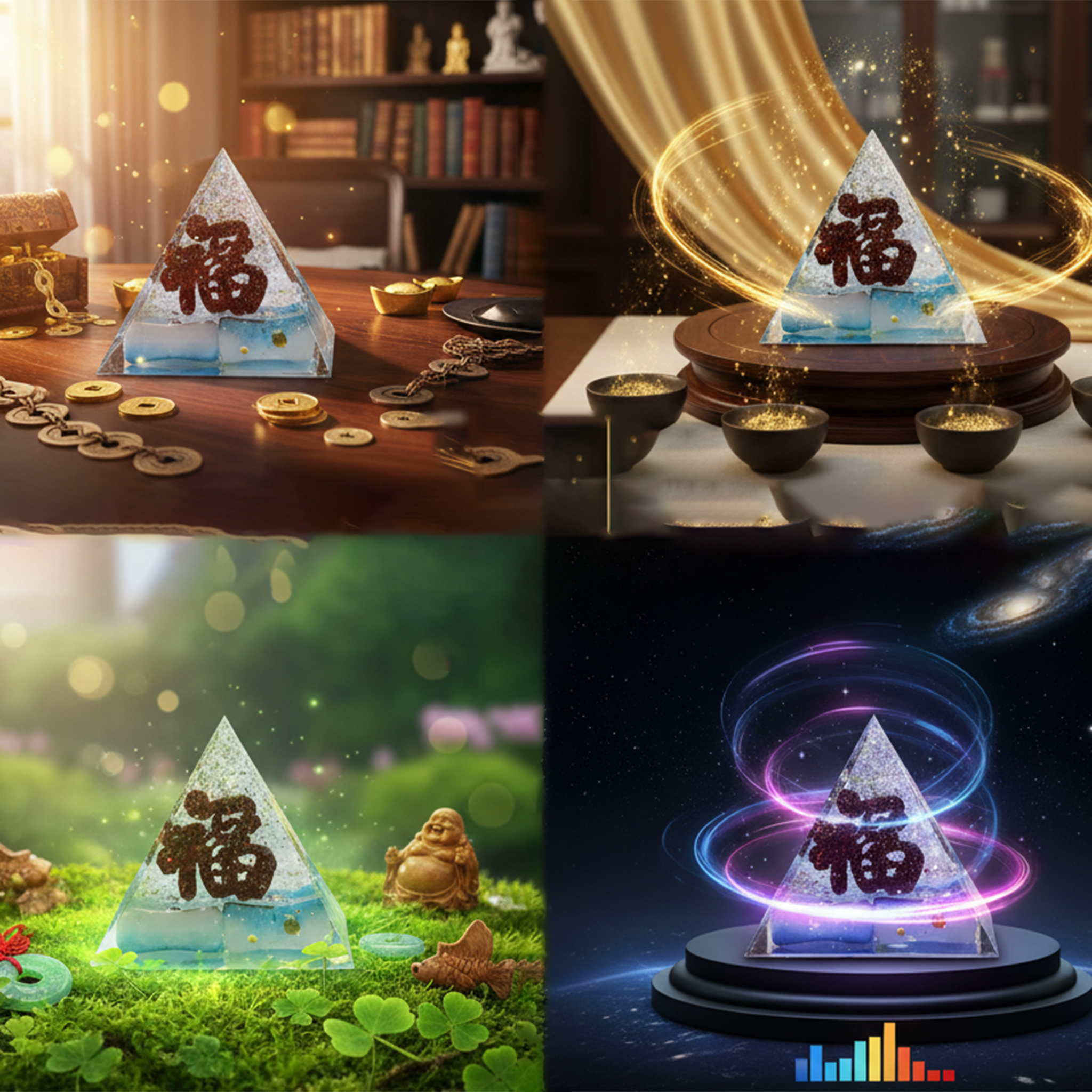 Daily Ritual Tower - Wood Element — Gradual Progress Hexagram