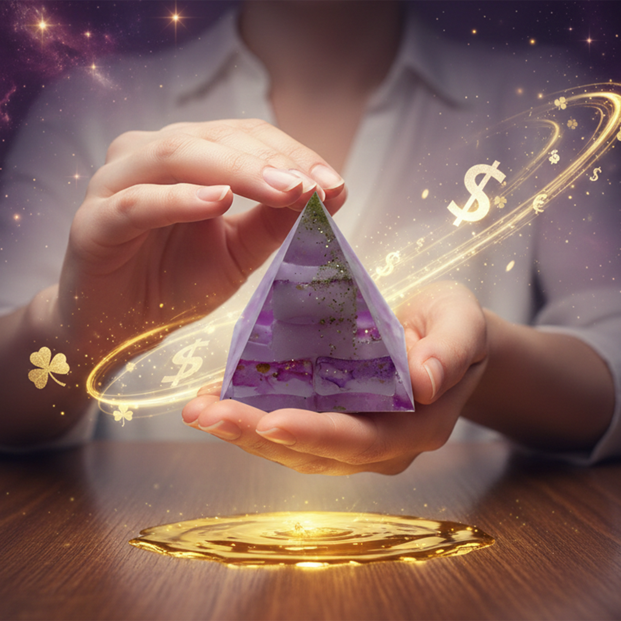 Wealth Keeper - five elements protection pyramid Wealth Keeper - Five Elements Balance — Peace Hexagram
